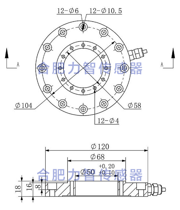 LZ-NJF120圓盤扭矩傳感器 LZ-NJF120圓盤扭矩傳感器